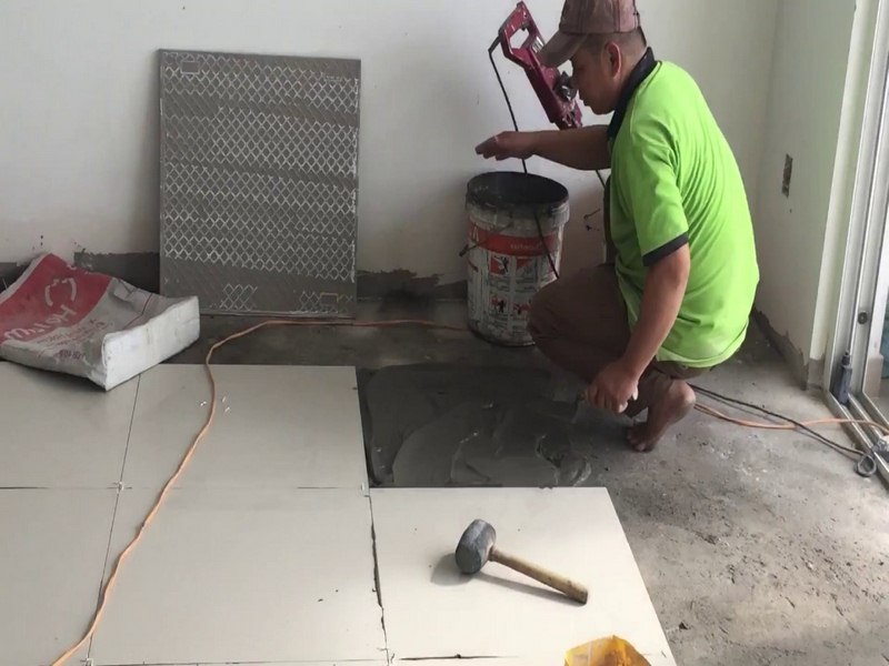 kỹ thuật lát gạch nền nhà 