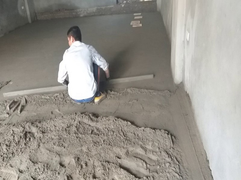 cách cán nền nhà lát gạch